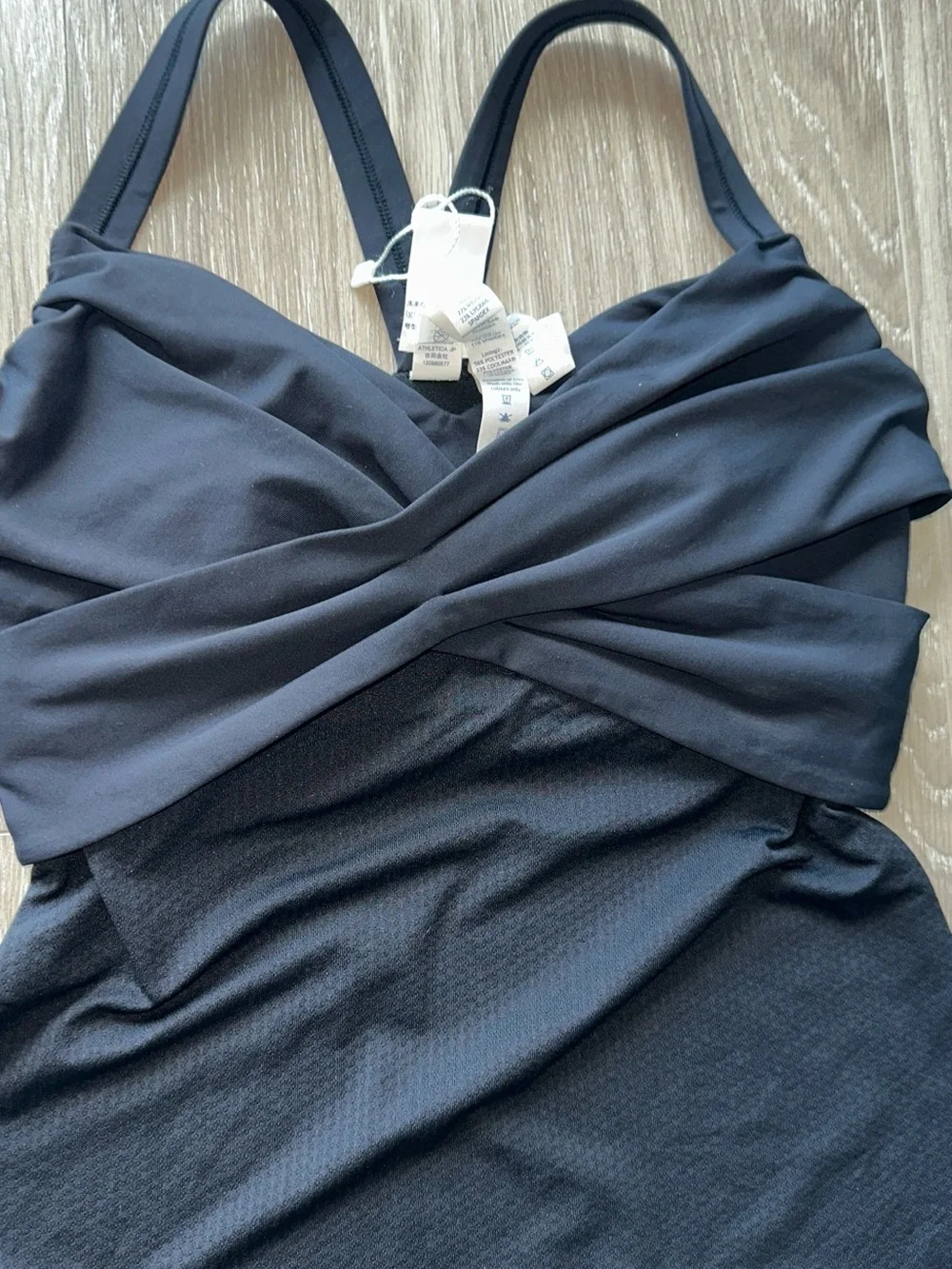 lululemon athletica Black Strappy Sports Top